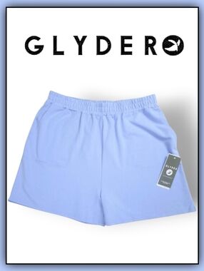 NEW Glyder Oversized Cotton Blend Shorts Lilac 2X